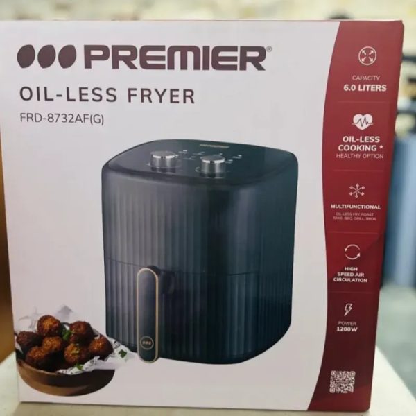 Freidora Premier negra
