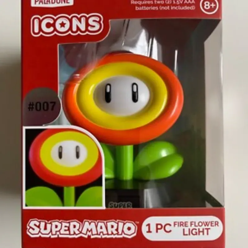 Lámpara Flor de Fuego de Super Mario