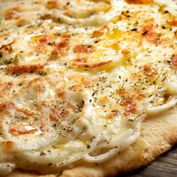 Pizza de Queso Gouda y cebolla