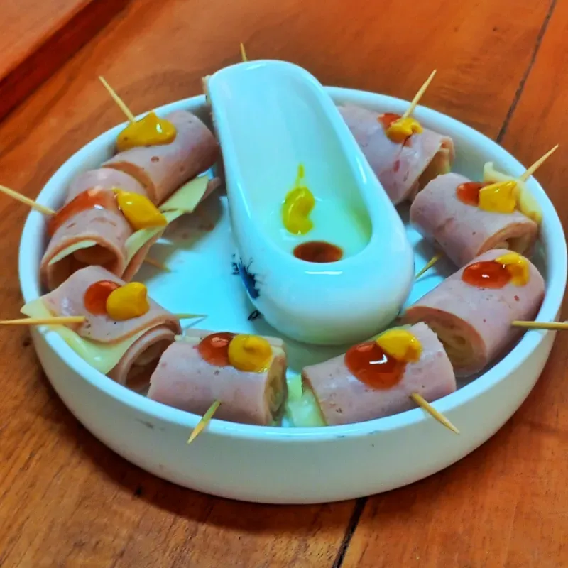 Entremés de Jamón y Queso Gouda