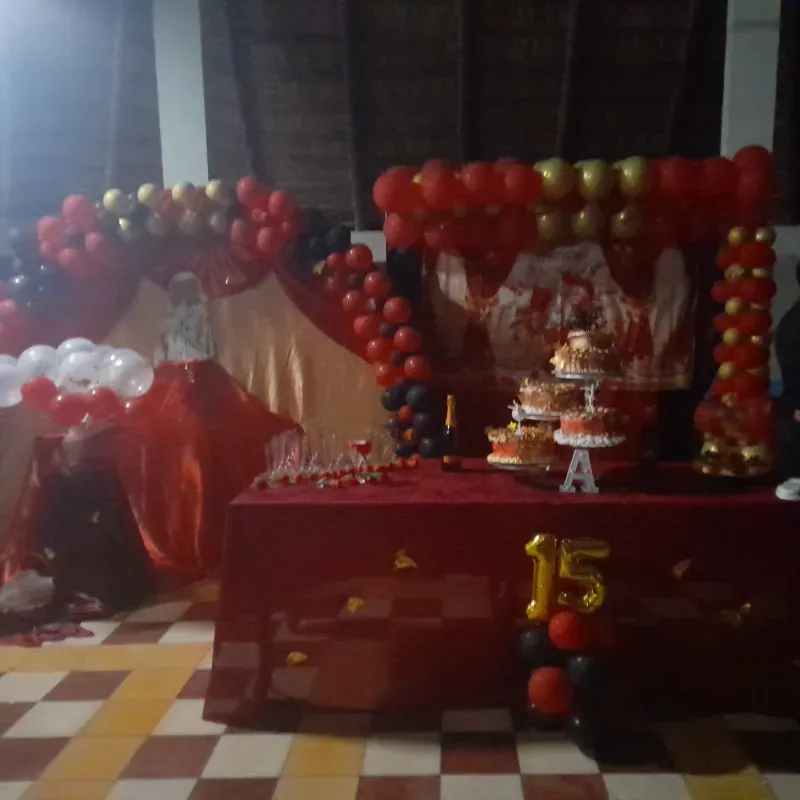 Decoración  de 15 años