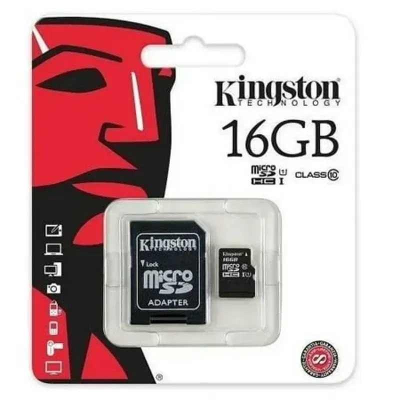 MicroSD Kingston SDCS/16GB Clase 10 /80 MB/s