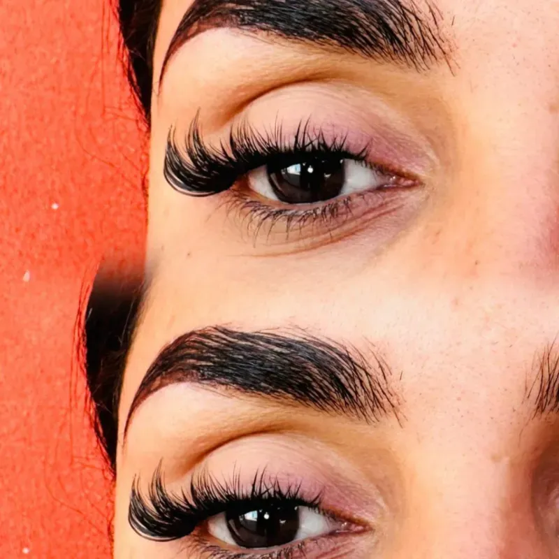 Pestañas ojo de gato sencillas