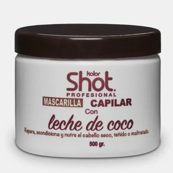 MASCARILLA CAPILAR CON LECHE DE COCO  SHOT
