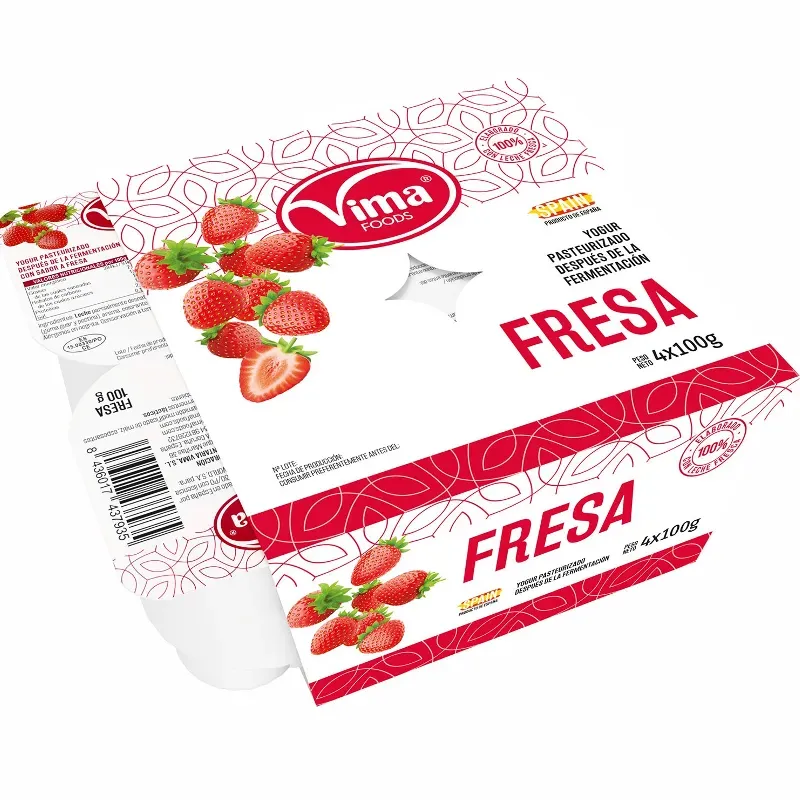 YOGOURT FRESA (SIN FRIO) 100gr C/ 48U 1001769 PRECIO 0.45