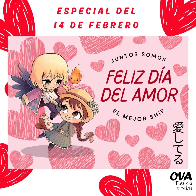  Postal Howl y Sophie (El Castillo Ambulante)