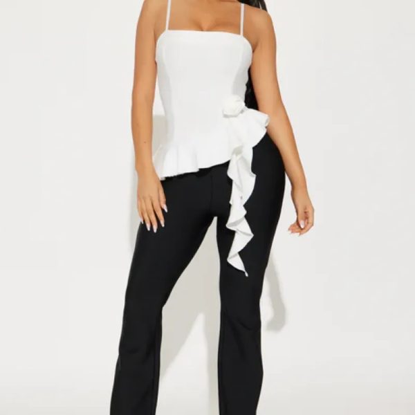 Romper elegante de tela gruesa 