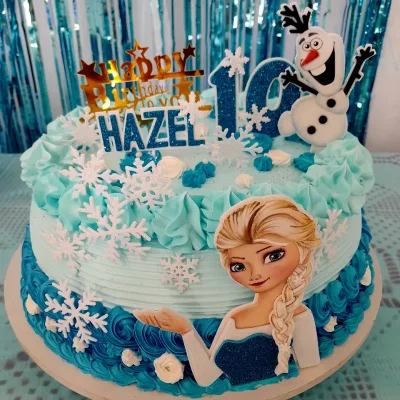 Tarta de Merengue Italiano Decorada con Foami a Gusto del Cliente