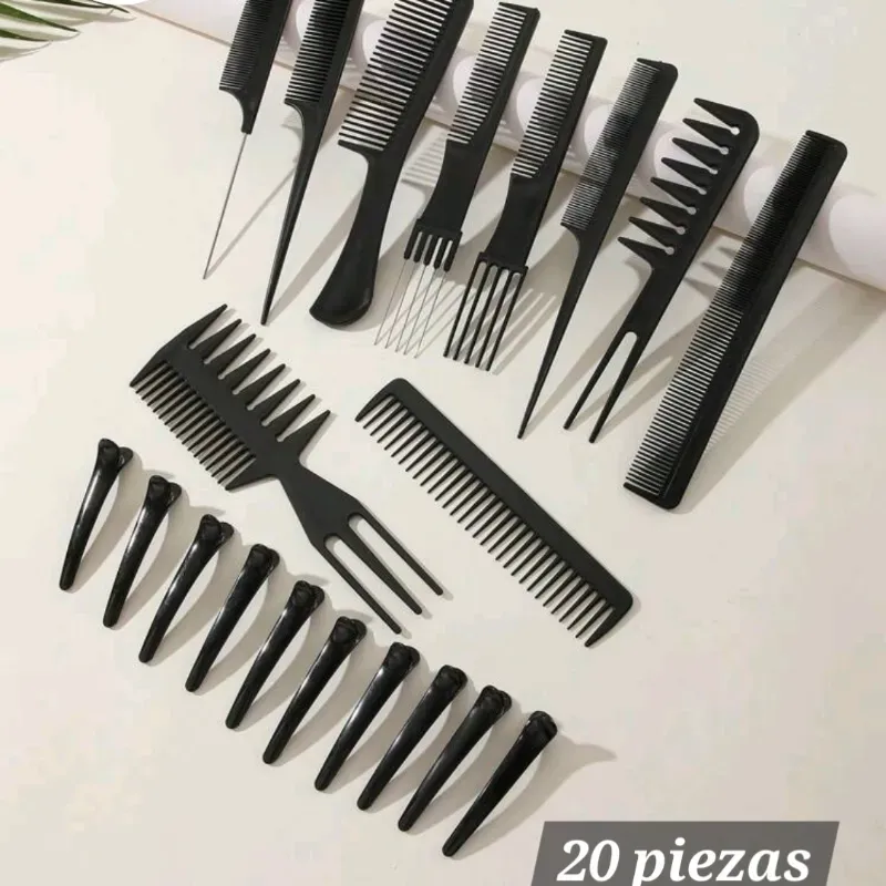 Set 20pz de peines y pinzas
