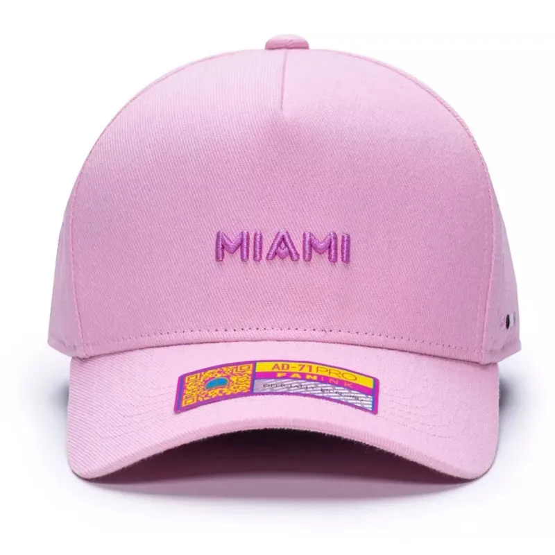 Fan Ink Men's Inter Miami CF Pink Maverick Adjustable Trucker Hat