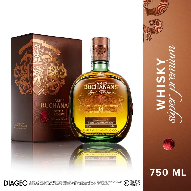 Whisky Buchanan´s Special Reserva 18años 1x12x750ml C(403.21)