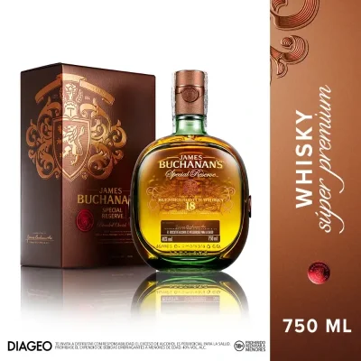 Whisky Buchanan´s Special Reserva 18años 1x12x750ml C(403.21)