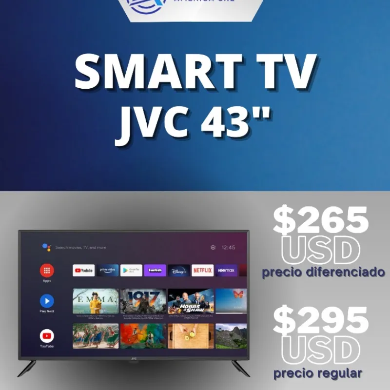 SMART TV JVC 43"