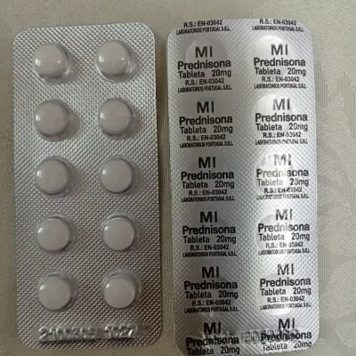  Prednisona (10 tab de 20 mg)