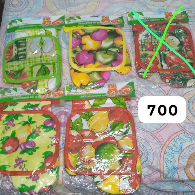 Juego de agarradera y guante