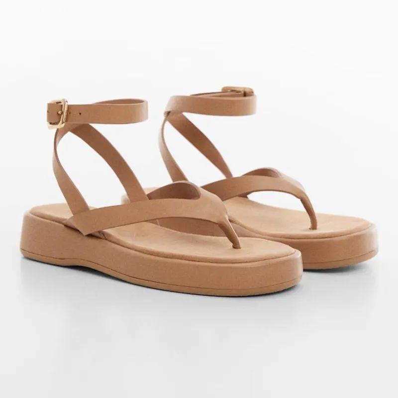 Sandalias Beige