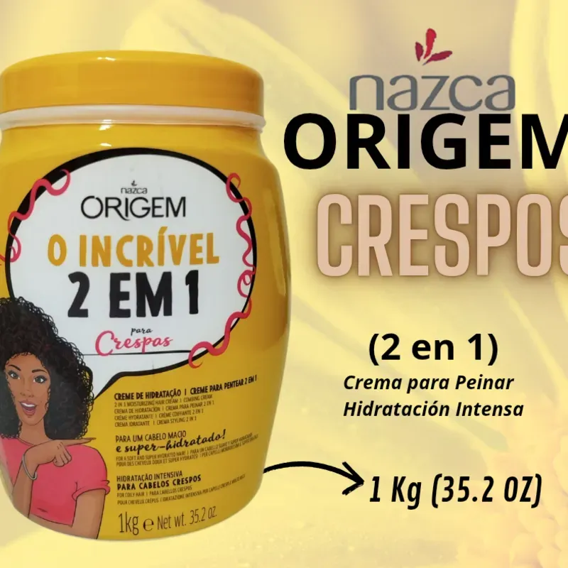 Crema de Peinar "Nazca ORIGEM" Crespos