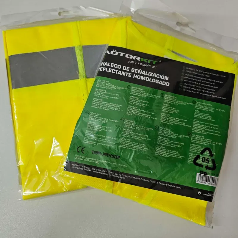 CHALECO SEÑALIZACION HOMOLOGADO.