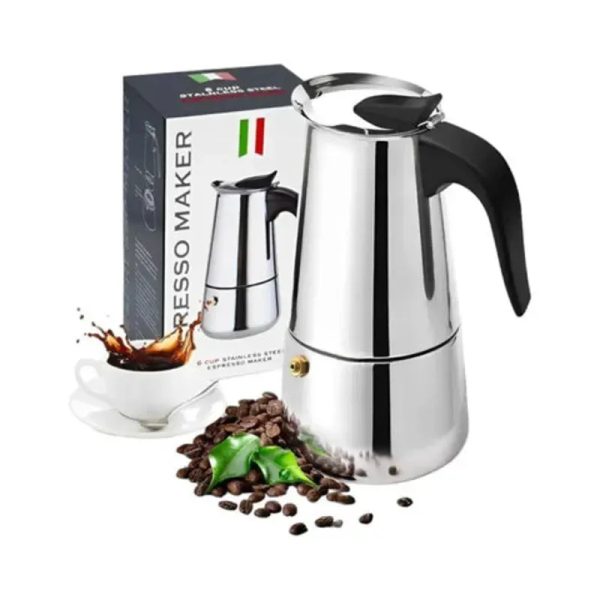 CAFETERA MARWA 4 TAZAS ESTILO ITALIANO (VPT)