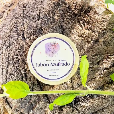 Jabón azufrado y cebo de res