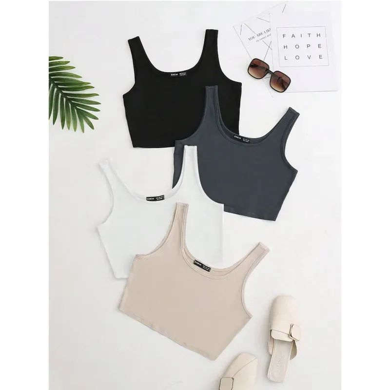 Tops cortos con tirantes