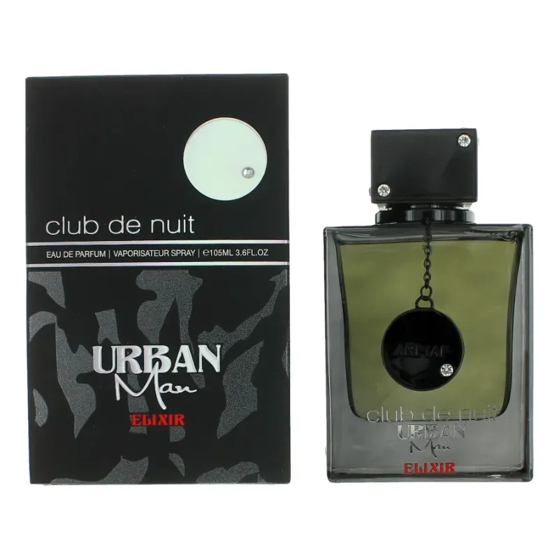 Club de Nuit Urban man Elixir de Armaf 3-6 oz EDP Perfume