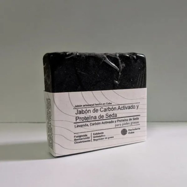 Jabón de Carbón Activado con base de glicerina (60g)
