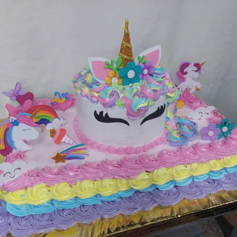 Cake con temática de Unicornio 