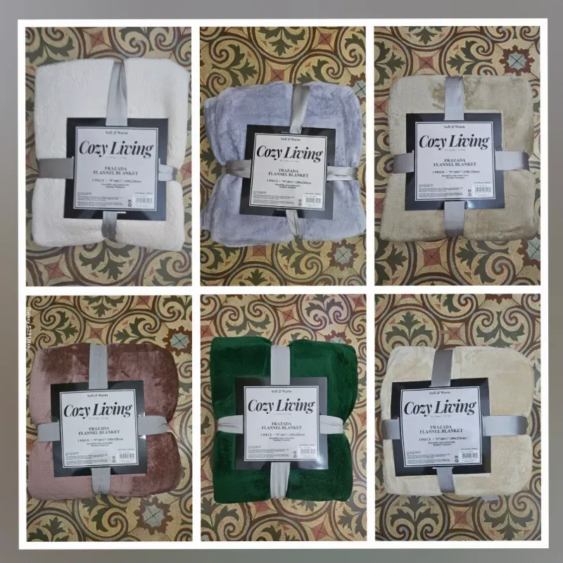 Mantas suaves y cálidas de lana para camas cameras