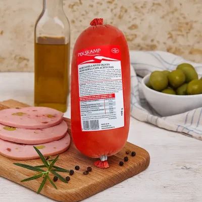 Mortadella con aceituna