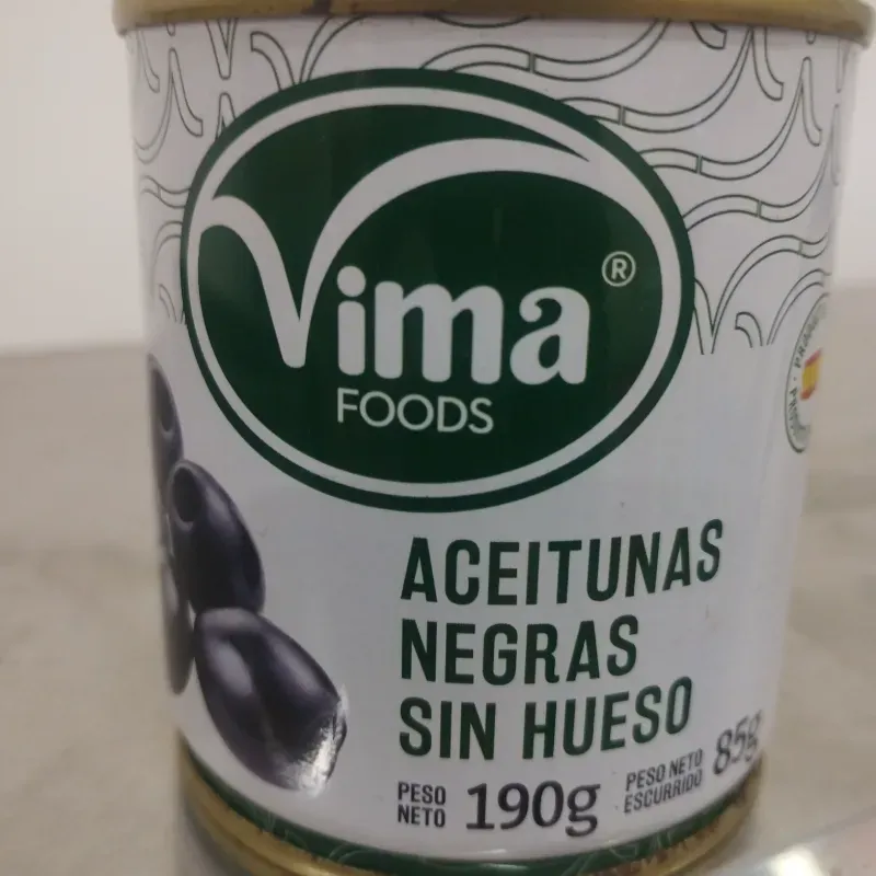 Aceituna negras sin hueso (190g)
