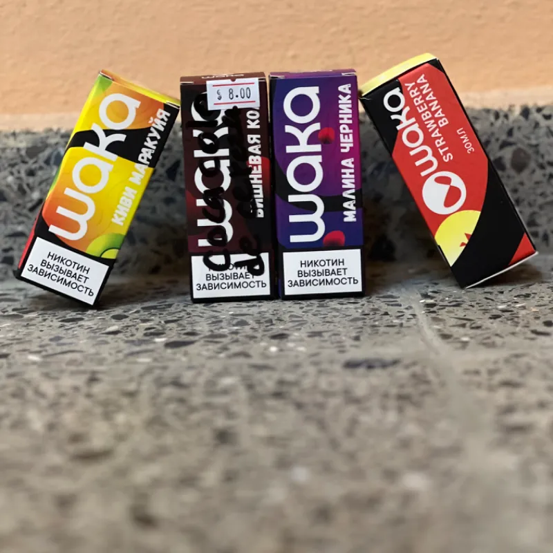 Pomos de 30ml (WAKA) con 1% de nicotina