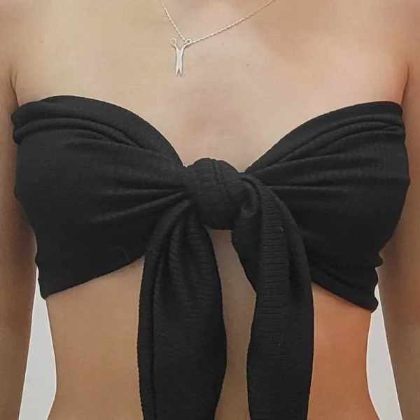 TOP LAZO NEGRO
