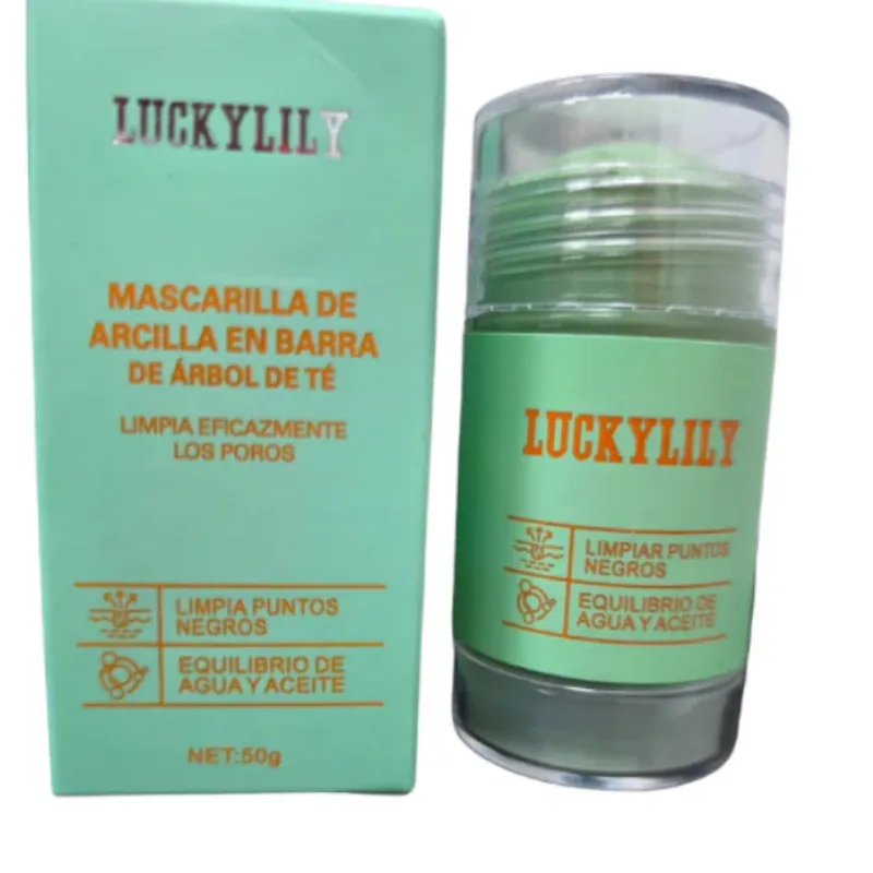 Mascarilla de arcilla en barra de árbol de té