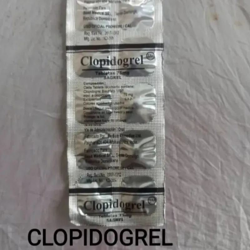  Clopidogrel (10 tab de 75 mg)
