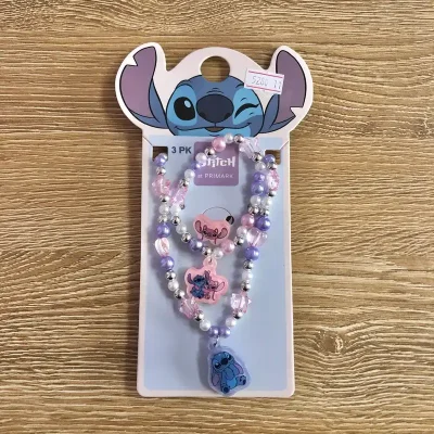 Set de anillo, pulso y collar con Stitch