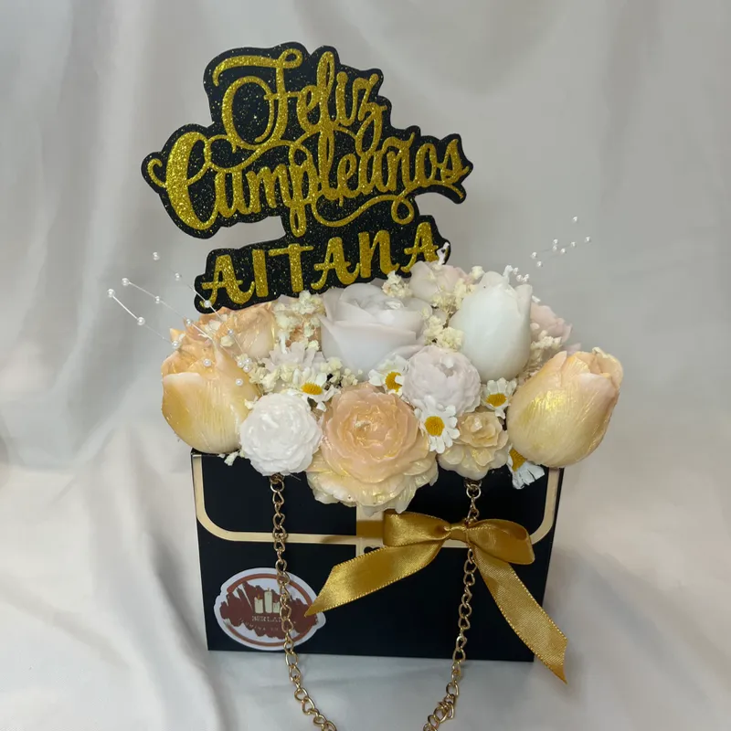 Cesta de cadenas + Feliz cumpleaños 