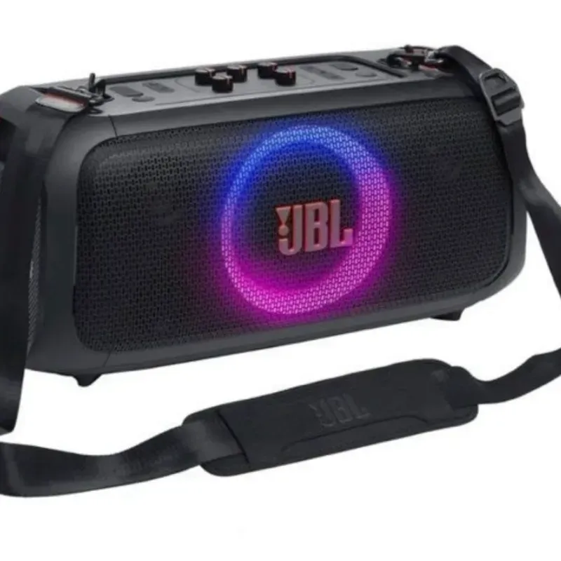 Bocina JBL PartyBox On The Go Essential – Altavoz Portátil inalámbrico para fiestas con micrófono inalámbrico. Sellada en caja