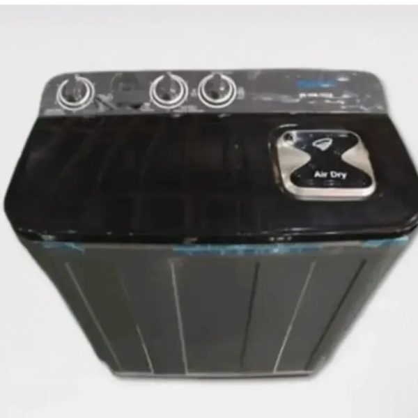 Lavadora Semiautomática Milexus Negra 7 kg