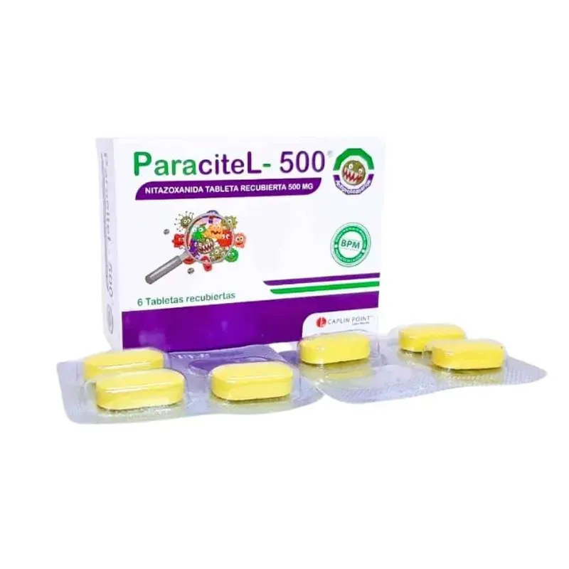 Nitazoxanida (Paracitel) 500mg-6tab
