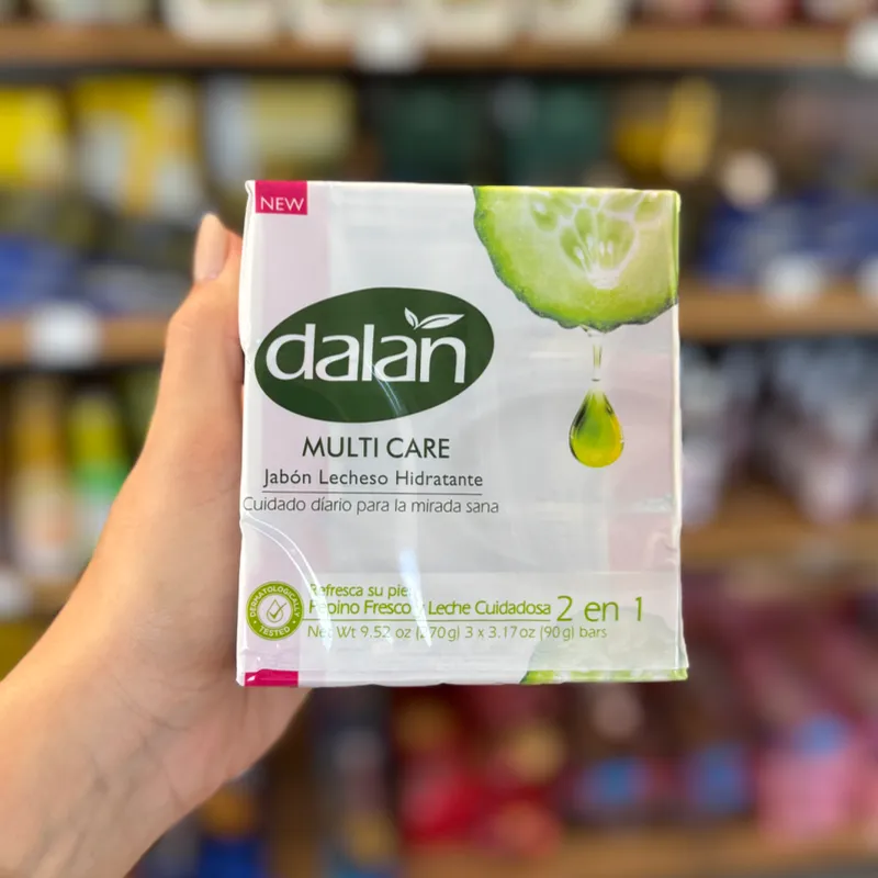 Pack de 3 jabones de pepino DALAN
