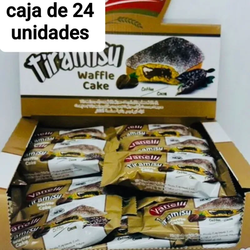 Cajas de panquecitos Tiramisú ( 24 unidades)