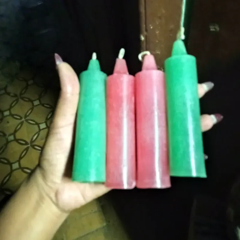 Estuche de 2 velas cilindricas