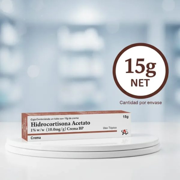  ACETATO DE HIDROCORTIZONA 15g (VENCE MES 1,2-28)OJO LA POMADA VIENE SIN CAJITA
