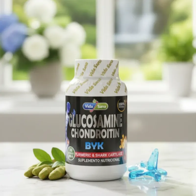 Glucosamine con chondroitin(100 capsulas)500mg