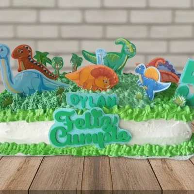 Pastel temática de Dinosaurios