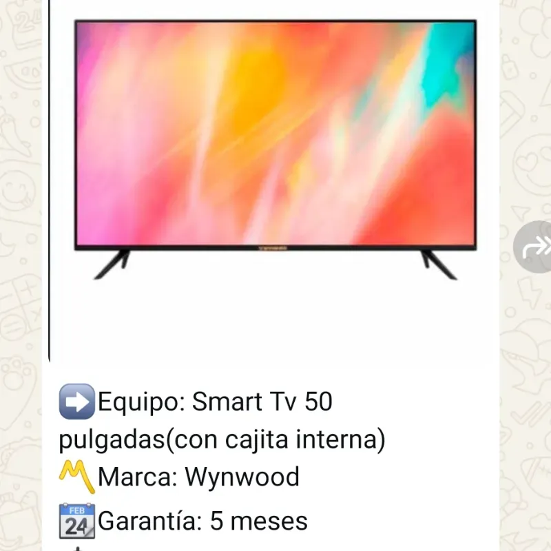 Smart TV 50" CON cajita interna