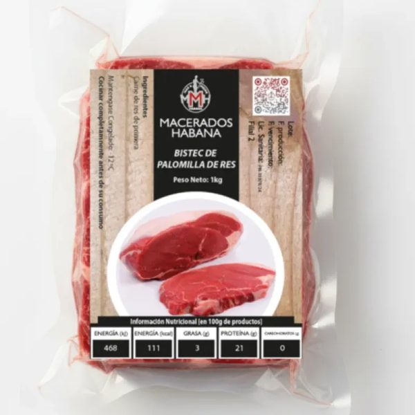 Bistec de Palomilla de Res (1kg)