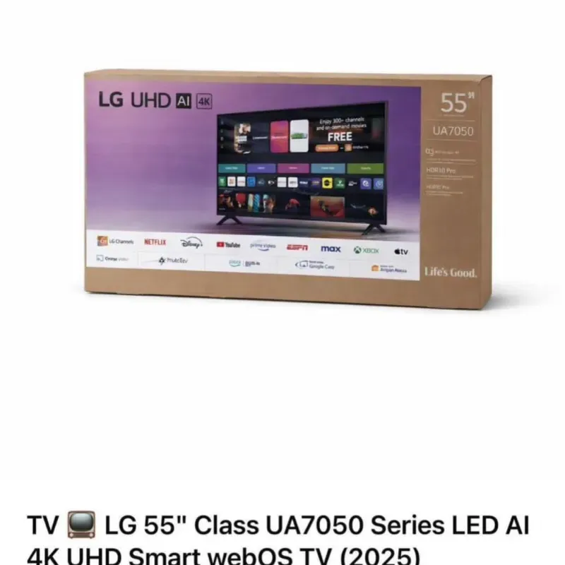 Smart TV LG 55" pulgadas