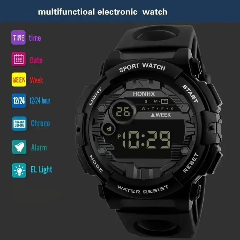 Reloj deportivo con alarma